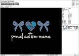 Proudtext 0205 Embroidery File 6 sizes