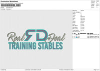 Real Deal Embroidery File 6 size