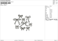 Ribbons1710 Embroidery File 6 sizes