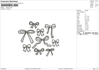 Ribbons1710 Embroidery File 6 sizes