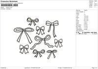 Ribbons1710 Embroidery File 6 sizes