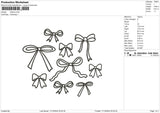 Ribbons1710 Embroidery File 6 sizes