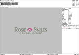 Rosietext Embroidery File 6 sizes