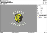 Royalstext 0702 Embroidery File 6 sizes