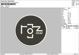 Rozcircle Embroidery File 6 sizes