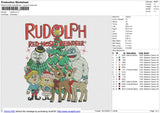 Rudolf Embroidery File 6 size