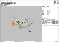 Plans 1403 Embroidery File 6 sizes