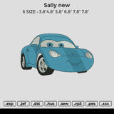 Sally New Embroidery File 4 size