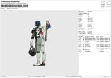Sander 010225 Embroidery File 6 size