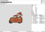 Santa Mc Embroidery File 6 sizes