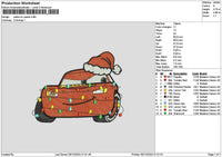 Santa Mc Embroidery File 6 sizes