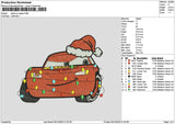 Santa Mc Embroidery File 6 sizes