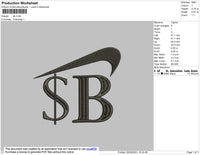 SB Embroidery File 4 size