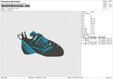 Scarpa shoe v1 Embroidery File 6 size