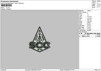 Scctext Embroidery File 6 sizes