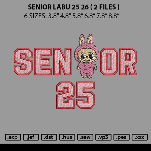 Senior Labu 25 26 Embroidery 2 Files