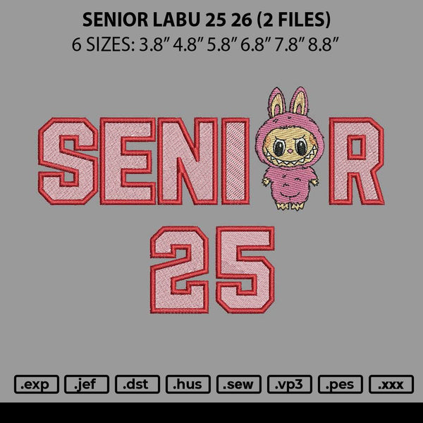 Senior Labu 25 26 Embroidery 2 Files