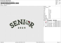 Senior Kitty 2025 Embroidery File 6 size