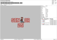 Senior Spider App Embroidery File 6 sizes