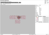 Senior Angel App Embroidery File 6 sizes