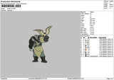 Shan Embroidery File 6 sizes