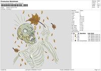 skeleton autumn