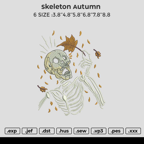 skeleton autumn