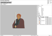 Skywalker Embroidery File 6 size