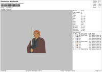 Skywalker Embroidery File 6 size