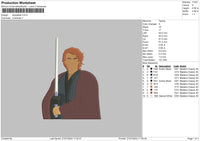 Skywalker Embroidery File 6 size