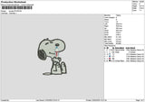 Snoopy Evian Embroidery File 6 sizes