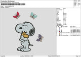 Snoopy2602 Embroidery File 6 sizes