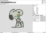 Snoopy Coffee2602 Embroidery File 6 sizes