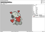 Snoopyheart1312a Embroidery File 6 sizes