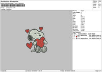 Snoopyheart1312a Embroidery File 6 sizes