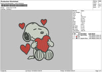 Snoopyheart1312a Embroidery File 6 sizes