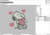 Snoopyheart1312b Embroidery File 6 sizes