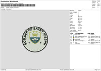 Soldiertext Embroidery 2 Files