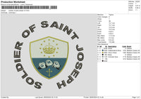 Soldiertext Embroidery 2 Files