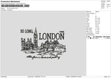 London1505 Embroidery File 6 sizes