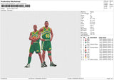 SONICS PLAYERS Embroidery File 6 size