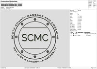 Southcircle Embroidery File 6 sizes