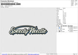 Speedy Needle Embroidery File 6 size