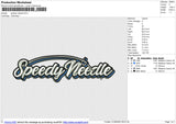 Speedy Needle Embroidery File 6 size