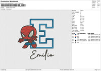 Spider Emilio Embroidery File 6 size