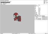 Spider1904 Embroidery File 6 sizes