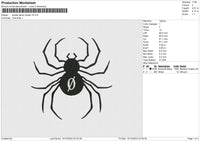 Spider Genei Ryodan V2 Embroidery File 6 size