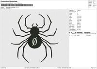 Spider Genei Ryodan V2 Embroidery File 6 size