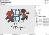 Spider Hugo Embroidery File 6 size