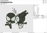 Spider Kuromi love Embroidery File 6 size